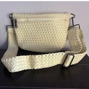Sol and Selene | Ethereal Crossbody | Butter | Woven Crossbody Bag | Adj Strap